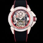 Jcob & Co Factory XCR7 Rose Gold Steel Case with White diamonds Diameter 44mm Watch